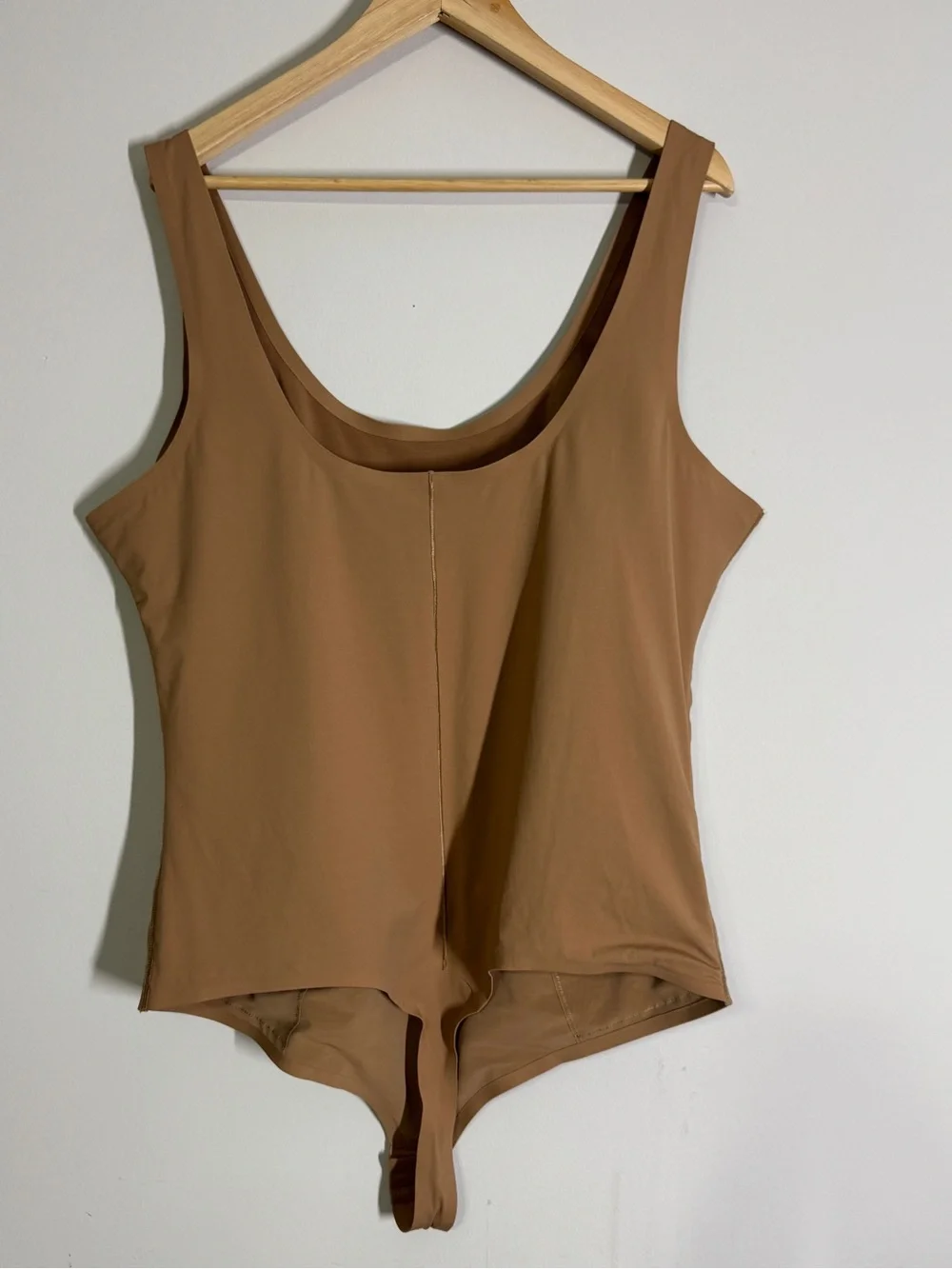 Pinsy Scoop Neck Hourglass Shapewear Cheeky Thong Bodysuit 3X Long Sculpting - Picture 3 of 5